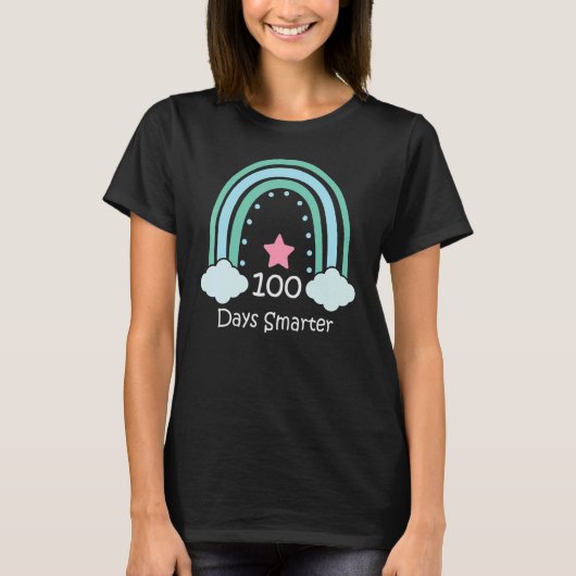 100 dagen slimmer 100 dagen school 2 t-shirt (Voorkant)