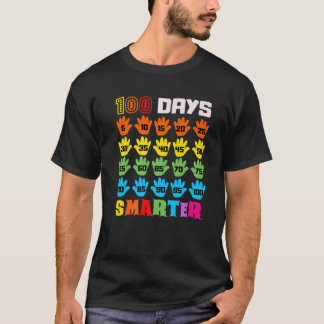 100 dagen slimmer 100 dagen schoolleraar Kinderen T-shirt
