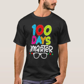 100 Dagen Slimmer 100ste Dag Van School Leraar Stu T-shirt