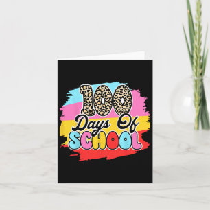 100 dagen slimmer 100ste schooldag kaart