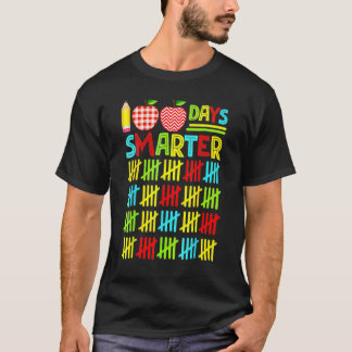 100 dagen slimmer Blijde 100ste dag van school lee T-shirt