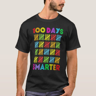 100 dagen slimmer Blijde 100ste dag van school lee T-shirt