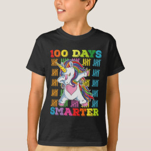 100 dagen slimmer eenhoorn 100e dag van school t-shirt