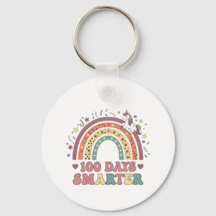 100 dagen slimmer Kids Meisjes Eenhoorn 100e dag v Sleutelhanger