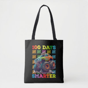 100 dagen slimmer Monster Truck 100e dag school Draagtas