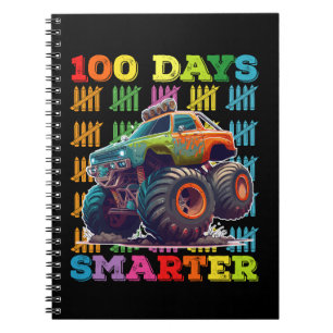 100 dagen slimmer monstertruck 100e dag school notitieboek