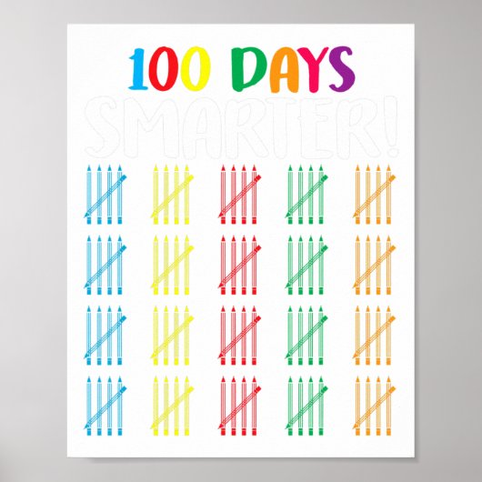 100 dagen slimmer poster (Voorkant)