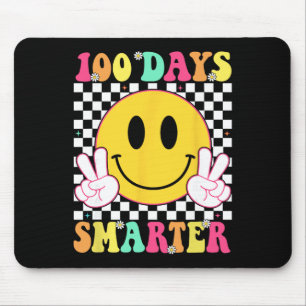 100 Dagen Slimmer Retro Glimlach Leraar Kinderen 1 Muismat