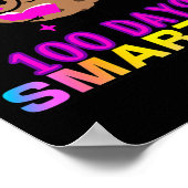 100 dagen Slimmer Smart Cookie met GLES Schattige  Poster (Hoek)