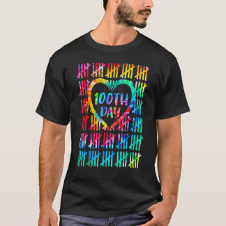 100 dagen slimmer tellen Tallettekens 100e dag van T-shirt