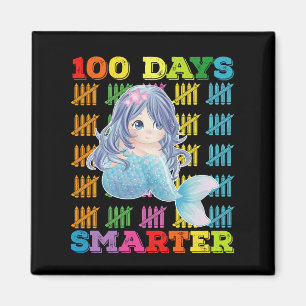 100 dagen slimmer zeemeermin 100e dag van school magneet