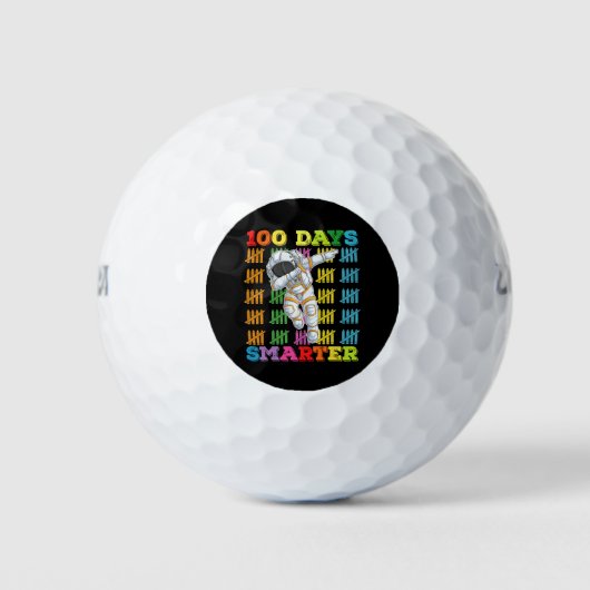 100 dagen slimmere astronaut 100ste dag van de sch golfballen (Voorkant)