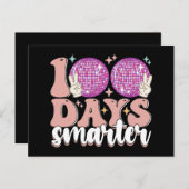 100 dagen slimmere discobal 100ste dag van de scho briefkaart (Voorkant / Achterkant)