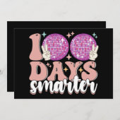 100 dagen slimmere discobal 100ste dag van de scho kaart (Voorkant / Achterkant)