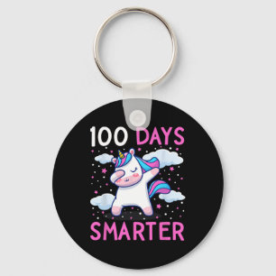 100 dagen slimmere Kinder meisjes eenhoorn 100e da Sleutelhanger