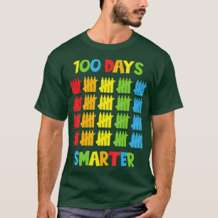 100 dagen slimmere leerkrachten Kinder kind 100 da T-shirt