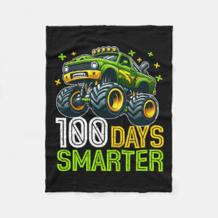 100 dagen Slimmere Monstervrachtwagen 100 dagen va Fleece Deken
