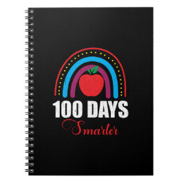 100 dagen slimmere regenboog Funny 100e schooldag Notitieboek