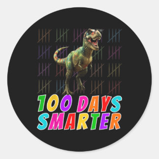 100 dagen slimmere T-rex Lover Boys 100 dagen naar Ronde Sticker
