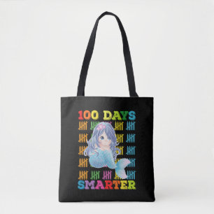 100 Dagen Slimmere Zeemeermin 100e Dag Van School Draagtas