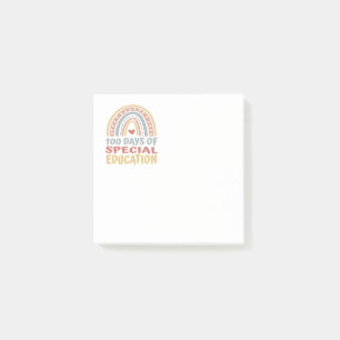 100 dagen speciaal onderwijs 100 dagen school Boho Post-it® Notes