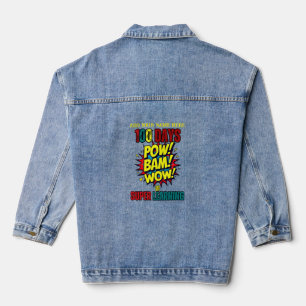 100 dagen Super Learning: Comic Book Style Denim Jacket