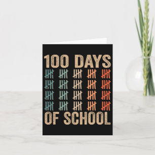 100 dagen team van Gezegden op school met snoepgoe Kaart