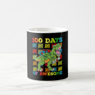 100 Dagen Van Awesome T Rex Dinosaur 100ste School Koffiemok