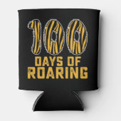 100 dagen van brullende tijger grappige 100e dag s blikjeskoeler (Voorkant)