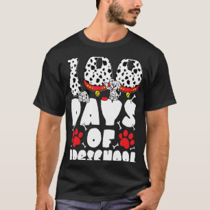 100 dagen van de Dalmatische hond van de kleutersc T-shirt