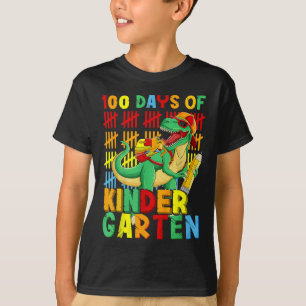 100 Dagen van de Dinosaurus van de kleuterschool 1 T-shirt