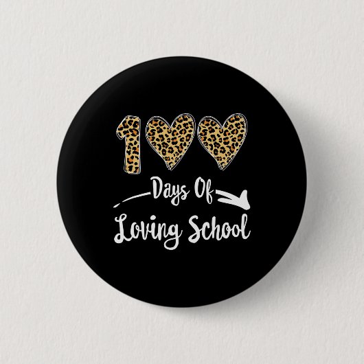 100 dagen van de liefdesschool ronde button 5,7 cm (Voorkant)