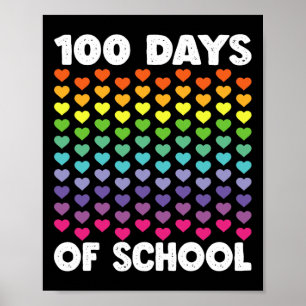 100 dagen van de school en nog steeds liefhebbend, poster