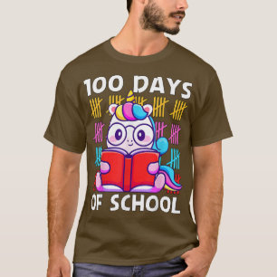 100 dagen van de school Unicorn - 100e schooldag T T-shirt