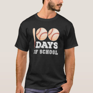 100 dagen van de schoolhonkbalpeuter gevierd door t-shirt
