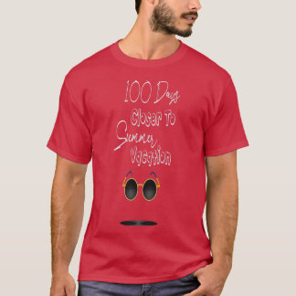 100 dagen van de schoolzomervakantie 18 t-shirt