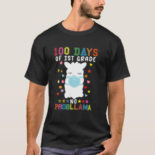 100 dagen van eerste graad geen probllama lam Quar T-shirt