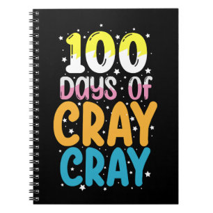 100 dagen van gekte 100ste dag van school leraar notitieboek