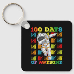100 dagen van geweldige astronaut 100ste dag van s sleutelhanger