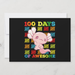 100 dagen van Geweldige Axolotl 100ste dag van de Kaart