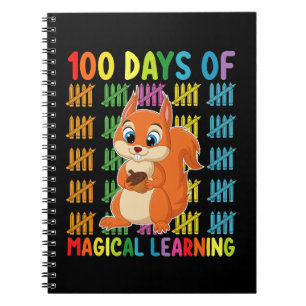 100 dagen van magisch leren eekhoorn school notitieboek
