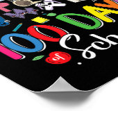 100 Dagen van School Alphabet Lore Abc's School Ko Poster (Hoek)