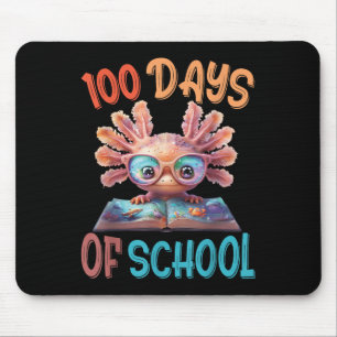 100 dagen van school Axolotl Zee 100ste dag van Muismat