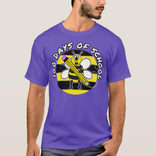 100 dagen van school bijen kleuterschool leraar 20 t-shirt