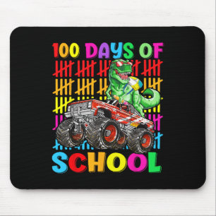 100 Dagen van School Dinosaurus Monster Truck 100e Muismat