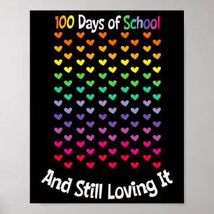 100 dagen van school en nog steeds van IT studente Poster