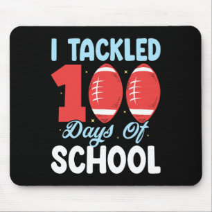 100 Dagen van School Football Boys Kinder Peuter 1 Muismat