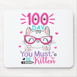 100 dagen van school moet je kitten kat 100 dagen muismat