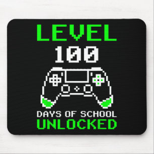100 dagen van school ontgrendelde gamer videogames muismat