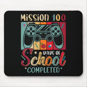 100 dagen van school voltooid gamer Kinder 100e da Muismat